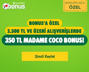 Madame Coco’da 350 TL Madame Coco bonus!