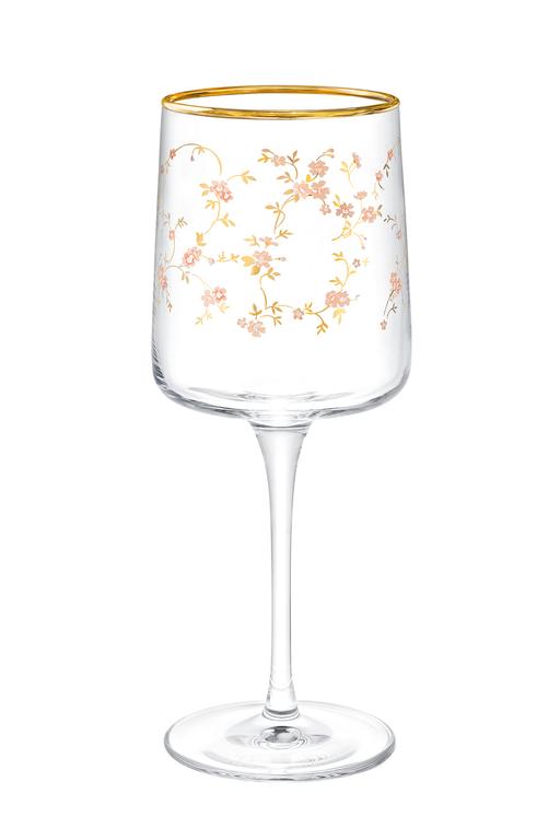  Fleur De Lierre Gold Musette 4 lü Şarap Kadehi Seti - 320 ml