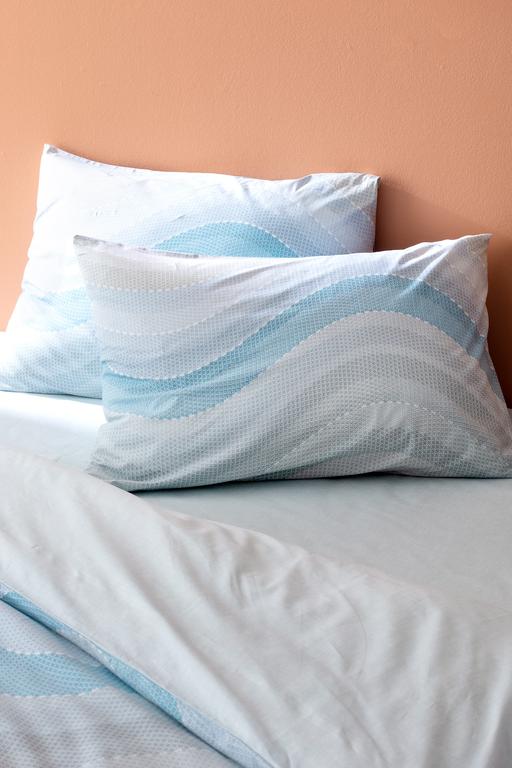  Suivre King Size %100 Pamuk Ranforce Baskılı Nevresim Takımı - Turkuaz