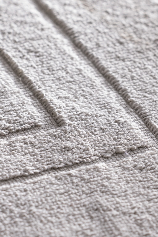  Serline %100 Pamuk Ayak Havlusu - Açık Gri - 50x70 cm