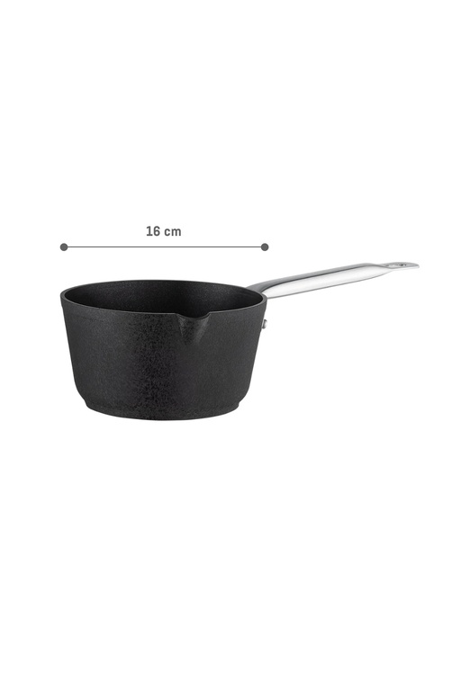  Noir Titanyum Sütlük - Siyah - 16 cm