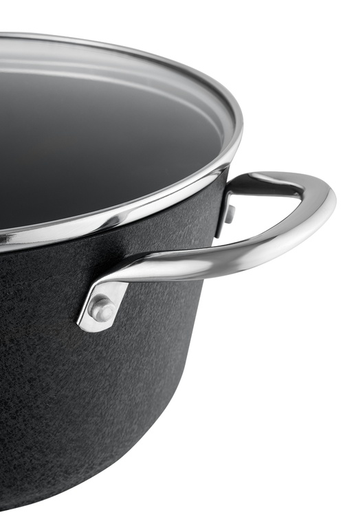  Noir Titanium Derin Tencere - Siyah - 24 cm